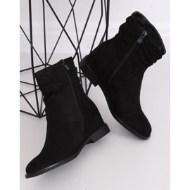 Crne čizme na skrivenoj klinastoj peti 2C8AX7680-1 Crna 1