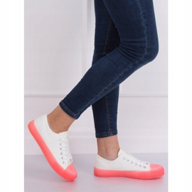 Tenisice na šarenom potplatu, bijele i ružičaste FG-2948 Pink bijela ružičasta 1