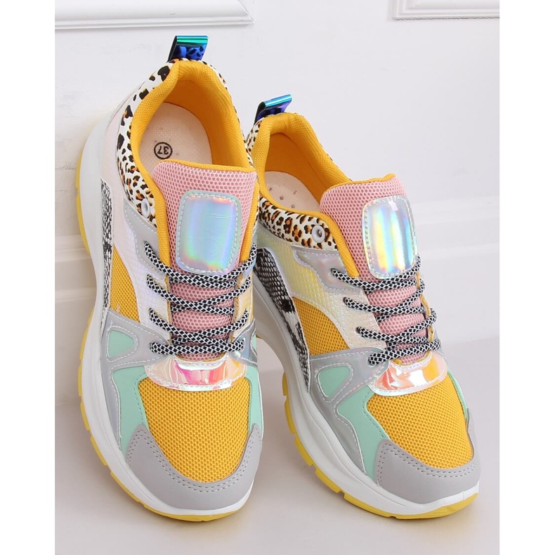 NB317P Žute sportske cipele raznobojna 2