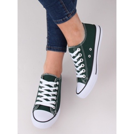 Zelene klasične ženske tenisice 7050Y Green zelena 1