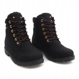 Izolirane drvene čizme BED01 Crna 1