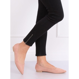 Roza šiljaste balerinke A822 Pink ružičasta 1