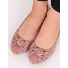 Ružičaste klinaste balerinke FM217-13 Ružičaste ružičasta 1