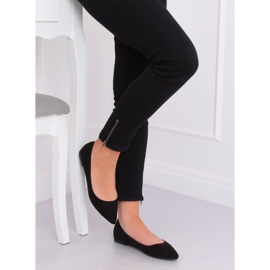 Crne ženske balerinke P3T1168-6 Crne crno 1