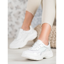 Goodin Bijele kožne tenisice bijela 1