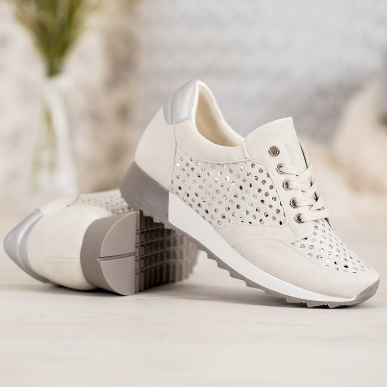 Kylie Ažurne cipele na platformi smeđa 1