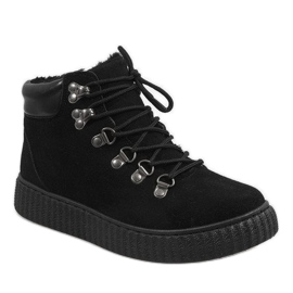 Crne izolirane čizme B191-1 crno 1