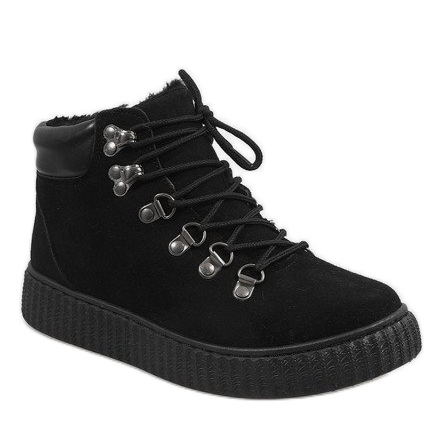 Crne izolirane čizme B191-1 crno 1