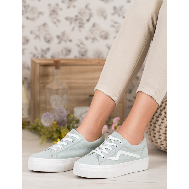 Kylie Modne zelene tenisice zelena 2