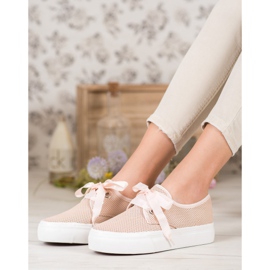 Kylie Tenisice vezane vrpcom smeđa 1