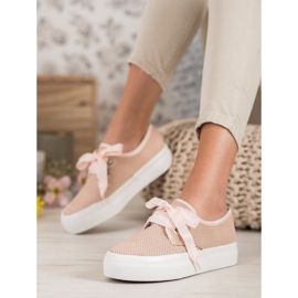 Kylie Tenisice vezane vrpcom smeđa 2