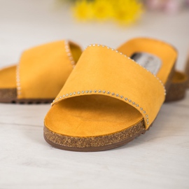 Goodin Papuče od antilopa žuta boja 1