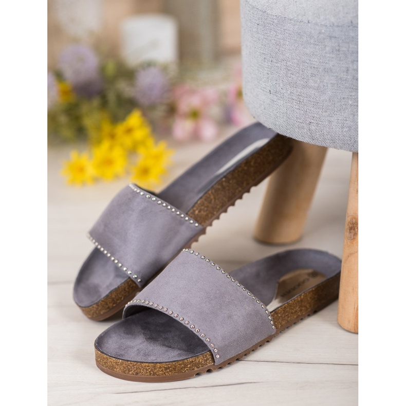 Goodin Papuče od antilopa siva 1