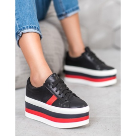 Seastar Cipele na modnoj platformi crno raznobojna 1