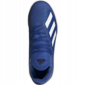 Unutarnje cipele adidas X 19.3 U Jr EG7170 plava plava 1