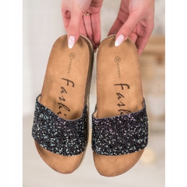 Goodin Modne ženske papuče crna 2