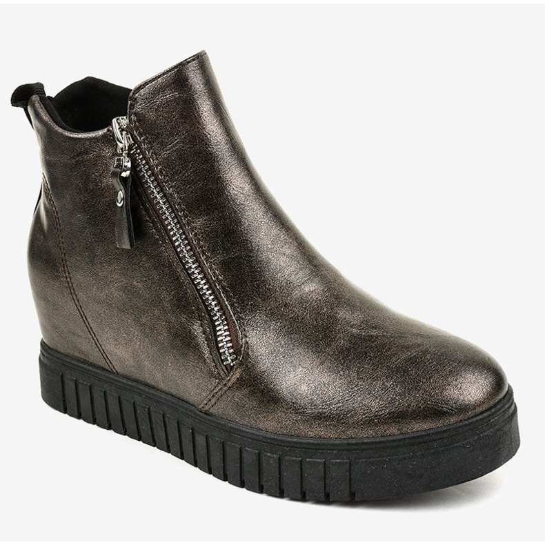 Smeđe tenisice na klin 1757 smeđa 1