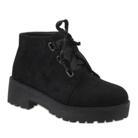 Crne čizme od antilopa MB188-222 crna 1