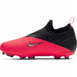Nike Phantom Vsn 2 Academy Df FG / MG Jr CD4059-606 nogometne cipele raznobojna crvena 2