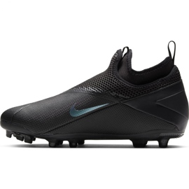 Nike Phantom Vsn 2 Academy Df FG / MG Jr CD4059-010 nogometne cipele crno crno 2