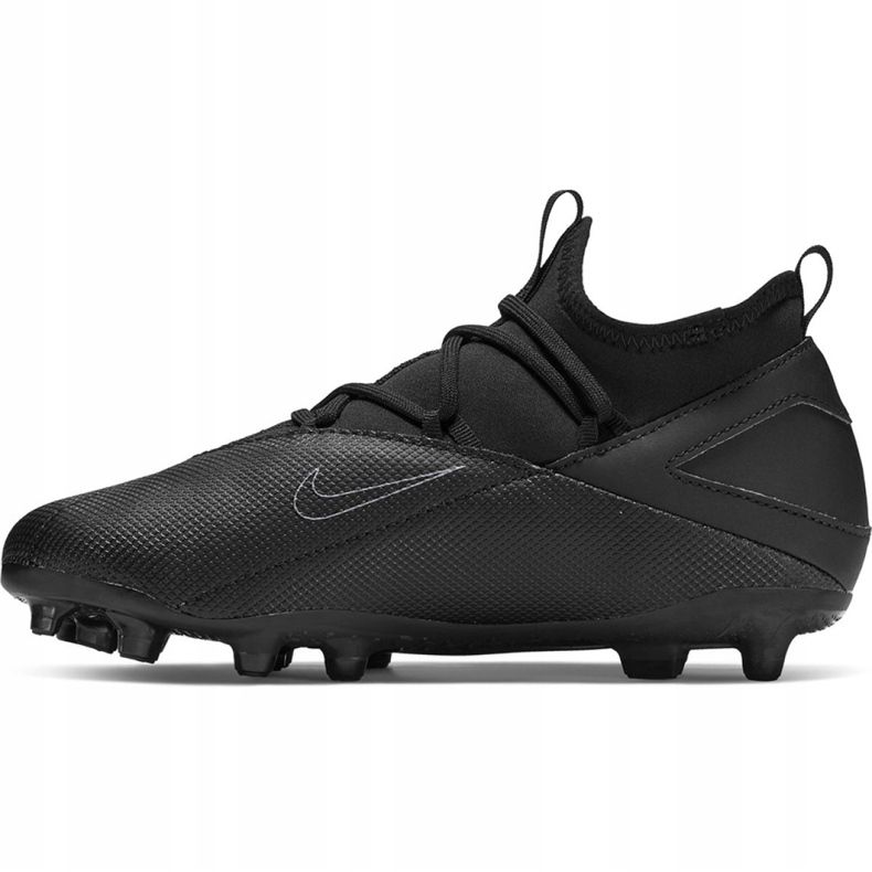 Nike Phantom Vsn 2 Club Df FG / MG Jr CD4061-010 nogometne cipele crno crno 2