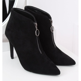 Crne čizme na pribadači crne A3-029 Crne crna 2