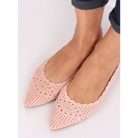 Ružičaste ažur balerine NK18P Pink ružičasta 1