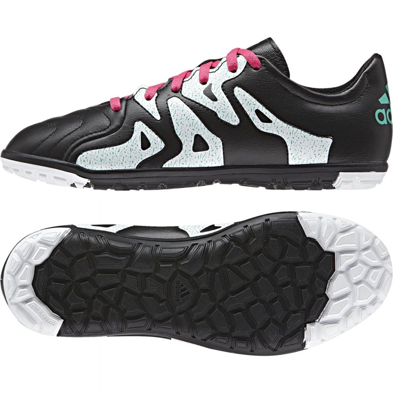 Kopačke Adidas X 15.3 Tf Leather Jr AF4788 crna crna 1
