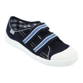 Befado dječje cipele 672Y049 bijela mornarsko plava plava 1