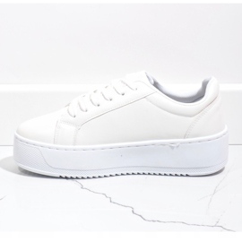 Bijele tenisice na platformi 798 bijela 1