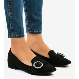 Crne štikle od visokih potpetica L419 crna 1