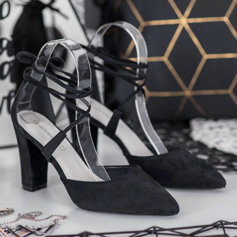 Goodin Vezane pumpe crna 1