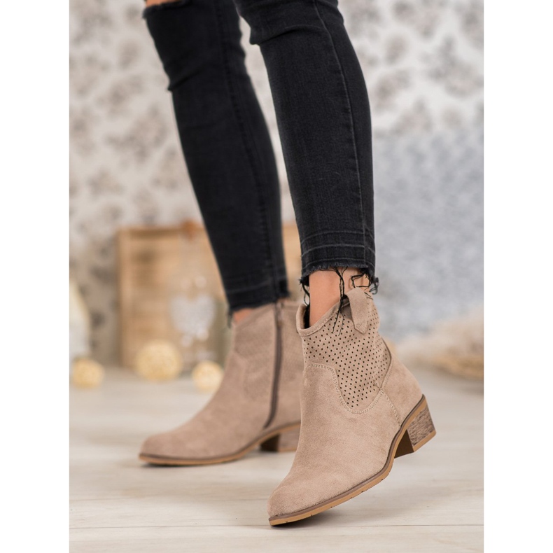 Filippo Ažurne kaubojske čizme smeđa 2