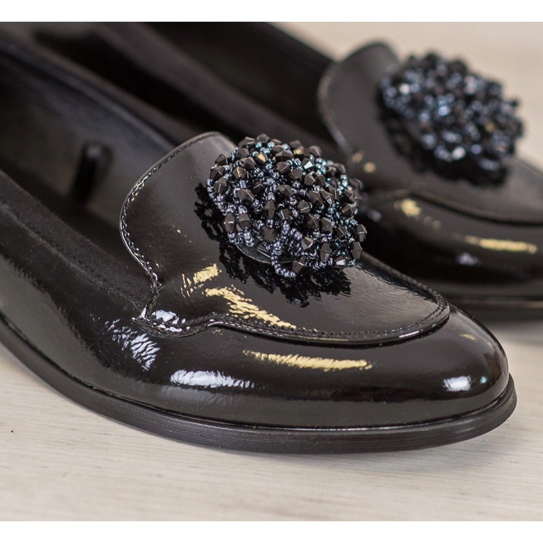 Vinceza Black Lords with Ornament crna 1