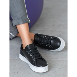 SDS Sportske tenisice na platformi crna 1