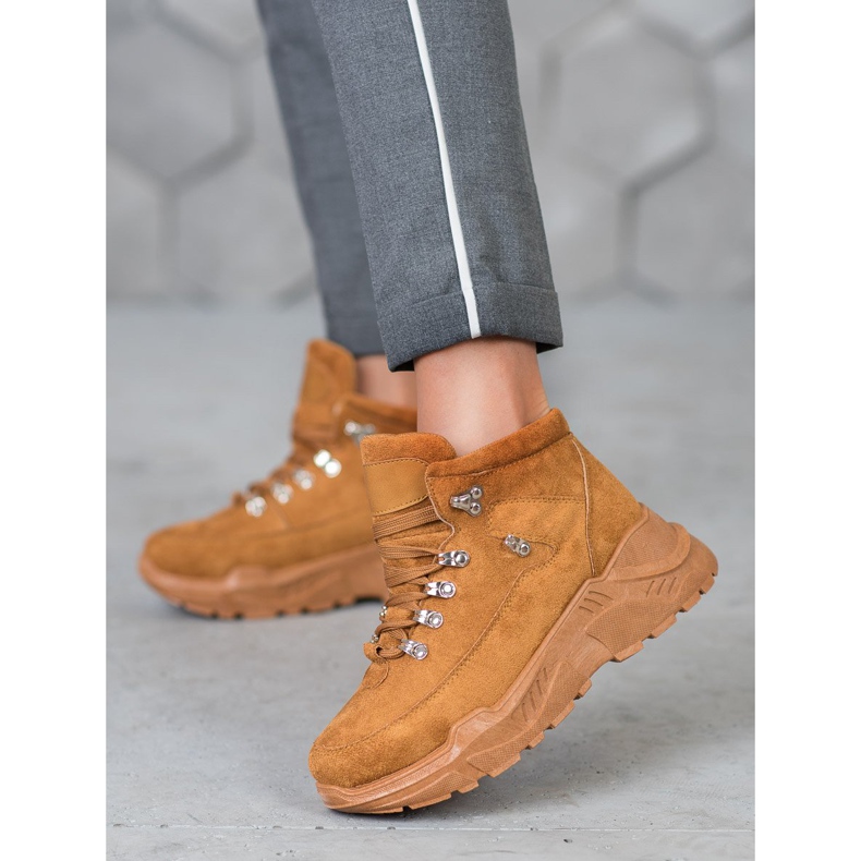 Queentina Tenisice od antilopa smeđa 2