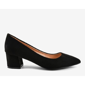 Crne antilop pumpe na postolju FM1089 crna 2