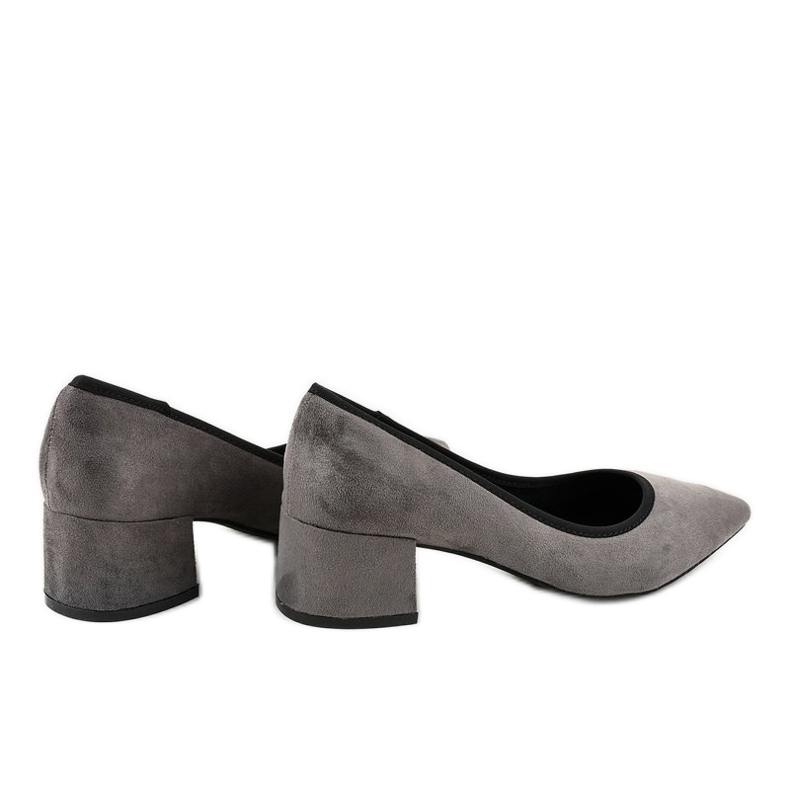 Pumpe od sivog antilopa na stupu L436 siva žuta boja 1