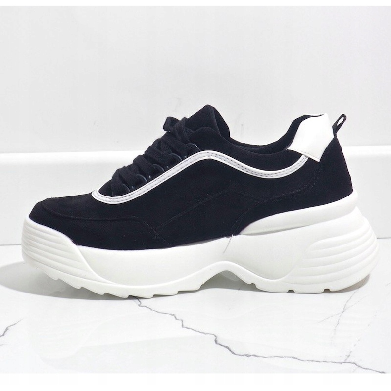 Crne sportske tenisice od eko kože 7917-Y crno 2