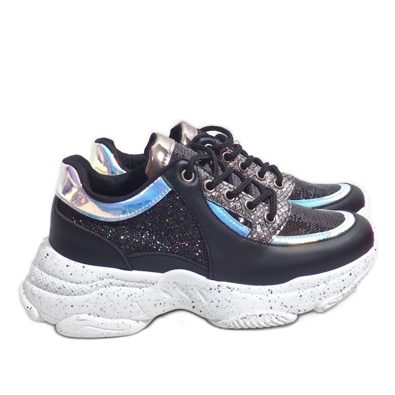 Crne sportske tenisice s HL-08 crno 1