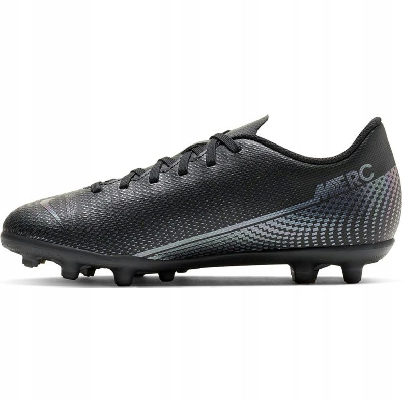 Nike Mercurial Vapor 13 Club FG / MG Jr AT8161-010 nogometne cipele crno crno 2