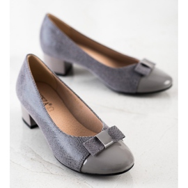 Pumpe s VINCEZA lukom siva 2