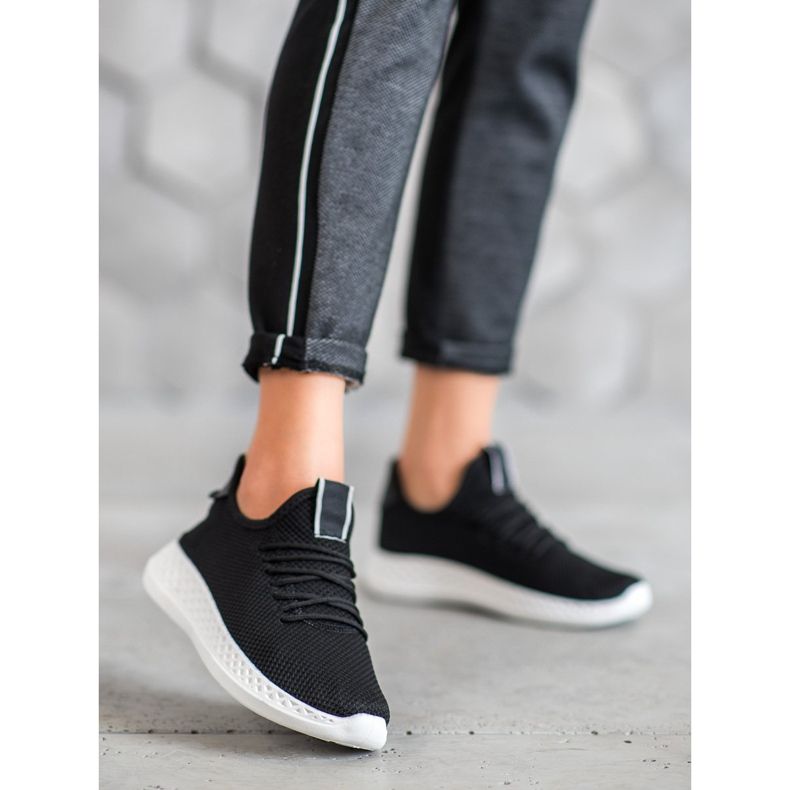 SHELOVET Sportska obuća s mrežom crno 1