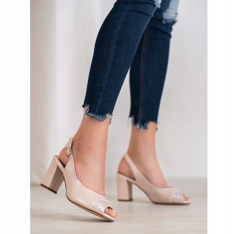 Sergio Leone Sandale s otvorenim prstima ružičasta 1