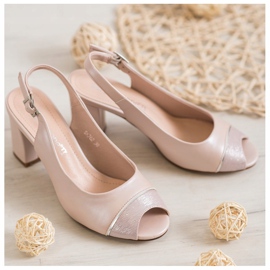 Sergio Leone Sandale s otvorenim prstima ružičasta 2