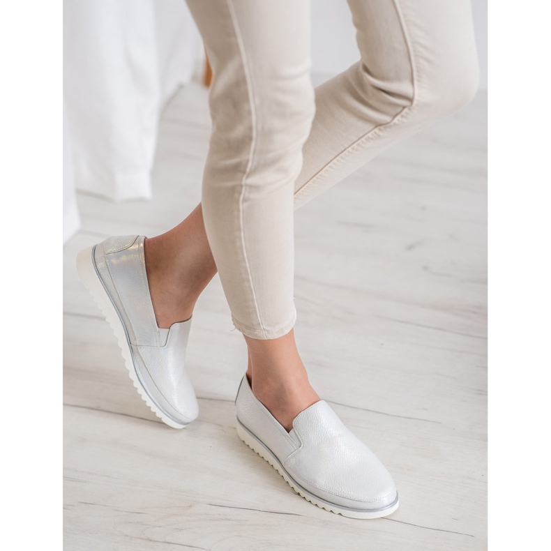 Sergio Leone Srebrne klizne cipele siva 1