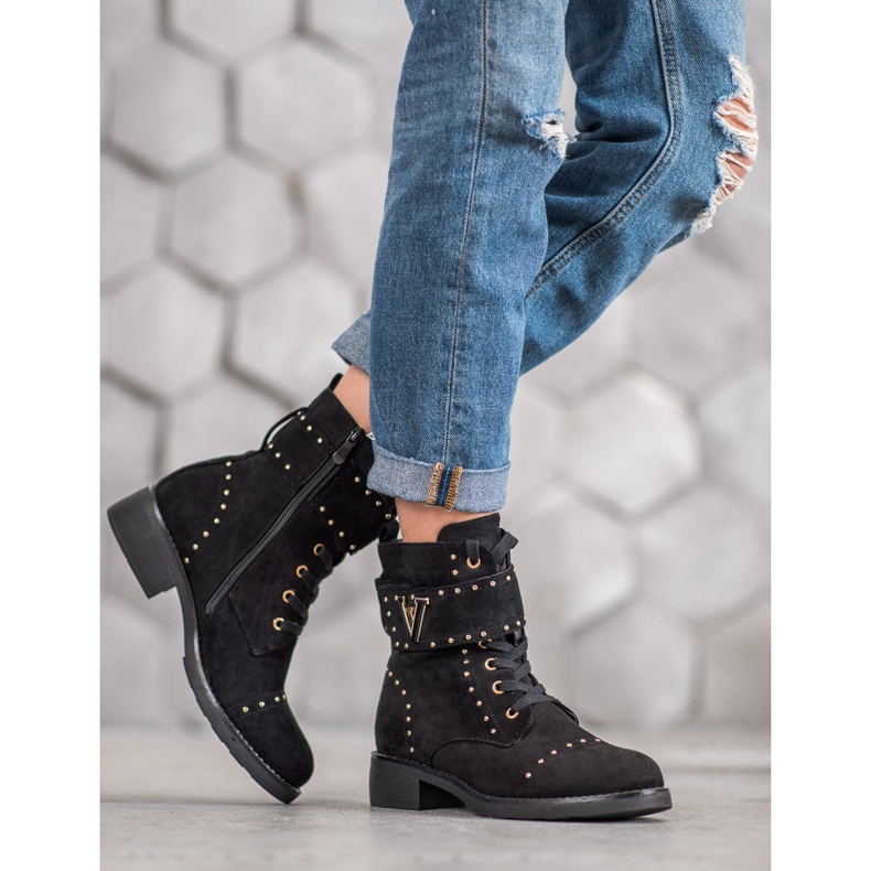 SDS Modni radnici od antilopa crno 2