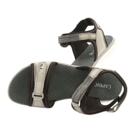 Udobne sportske sandale Caprice 28606 bež smeđa 6