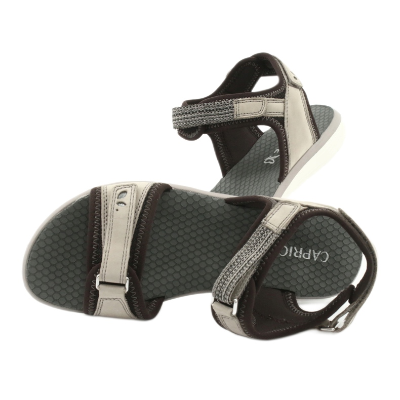 Udobne sportske sandale Caprice 28606 bež smeđa 6