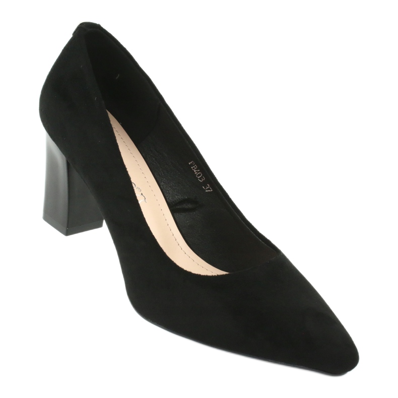 Antilop cipele na visoku petu Sergio Leone PB403 crne crna 1